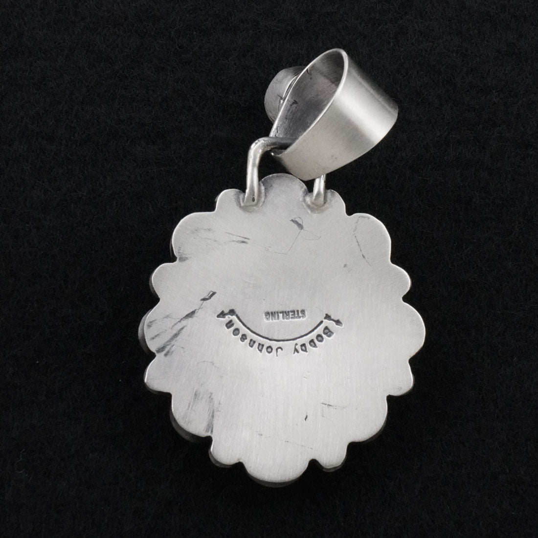 Bobby Johnson Turquoise & Sterling Silver Pendant