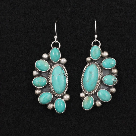 Kathleen Livingston Turquoise & Sterling Silver Earrings
