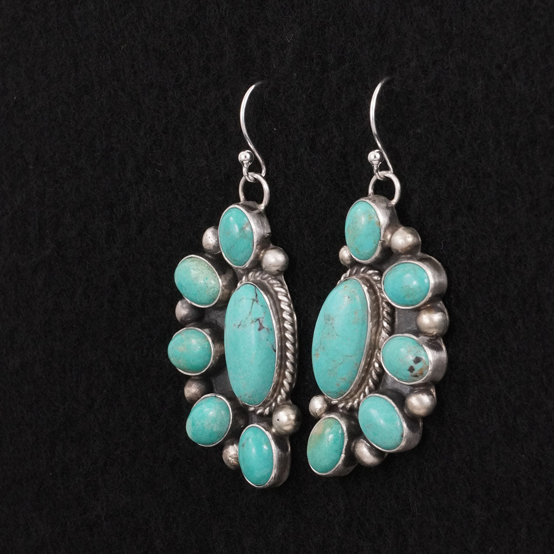 Kathleen Livingston Turquoise & Sterling Silver Earrings