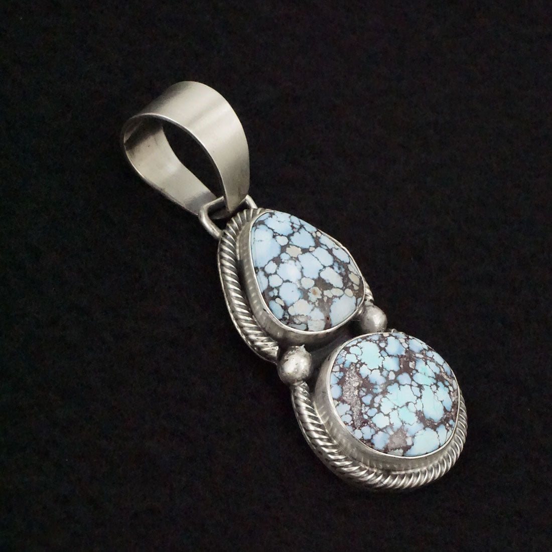 Bobby Johnson Turquoise & Sterling Silver Pendant