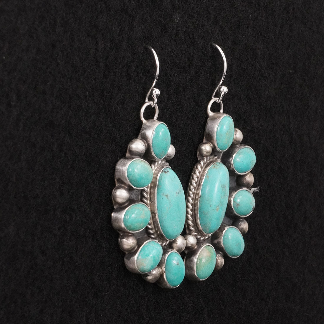 Kathleen Livingston Turquoise & Sterling Silver Earrings