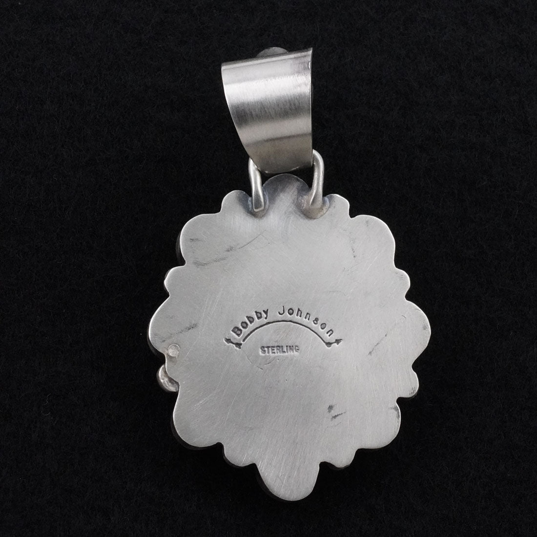 Bobby Johnson Turquoise & Sterling Silver Pendant