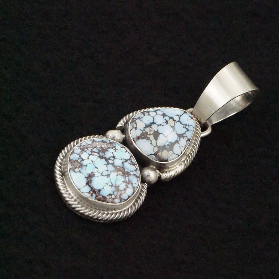 Bobby Johnson Turquoise & Sterling Silver Pendant