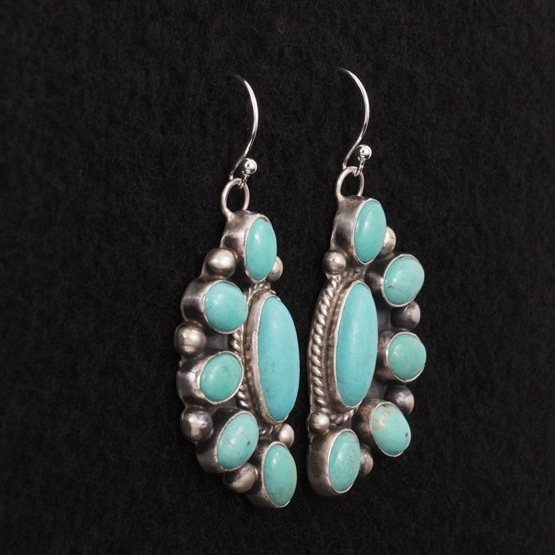 Kathleen Livingston Turquoise & Sterling Silver Earrings