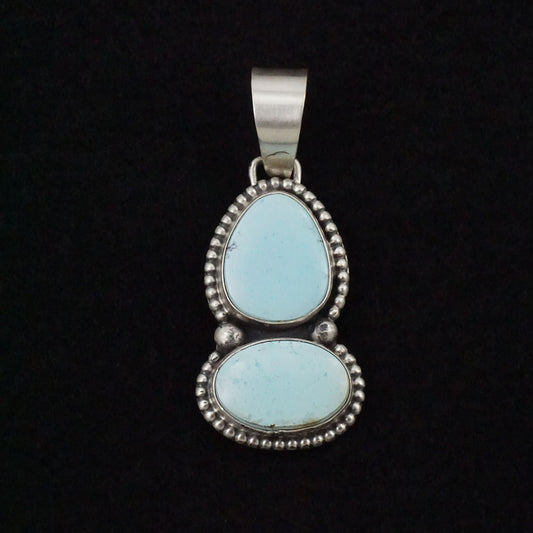 Bobby Johnson Turquoise & Sterling Silver Pendant