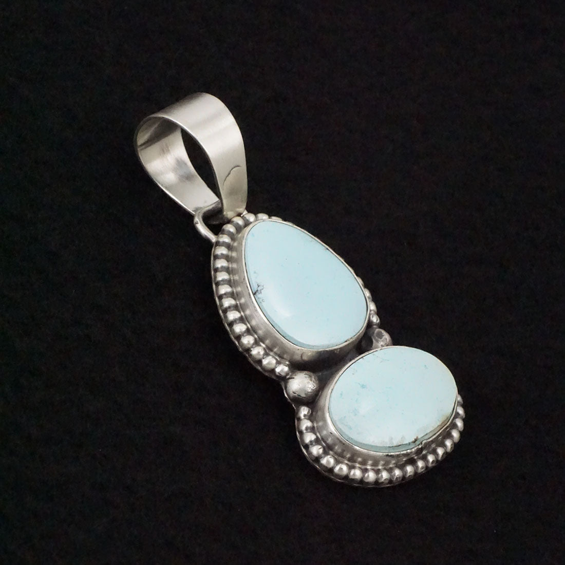 Bobby Johnson Turquoise & Sterling Silver Pendant