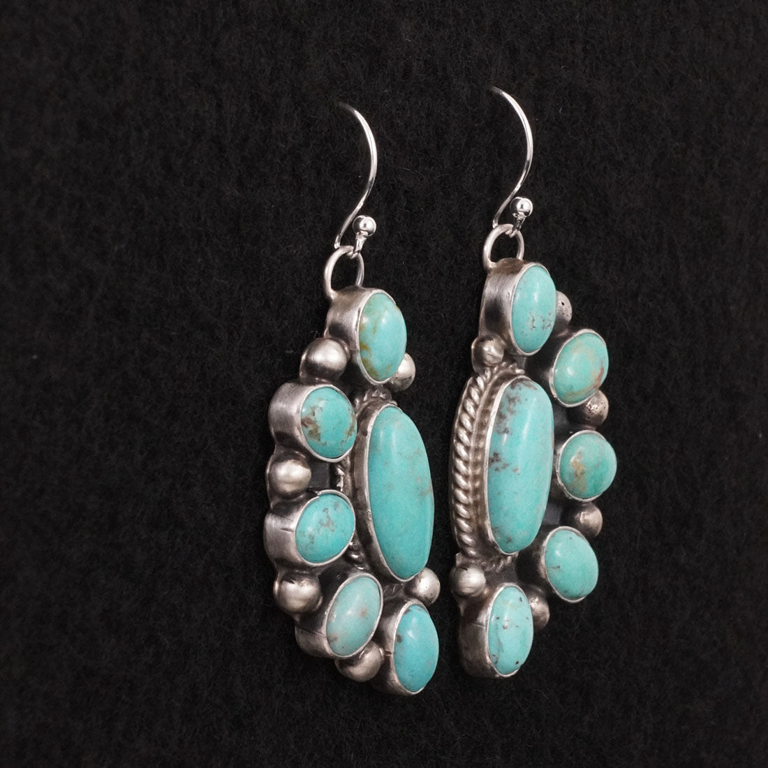 Kathleen Livingston Turquoise & Sterling Silver Earrings