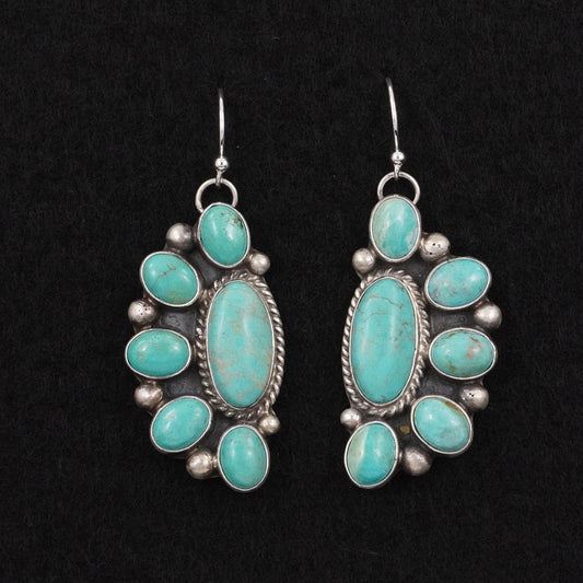 Kathleen Livingston Turquoise & Sterling Silver Earrings