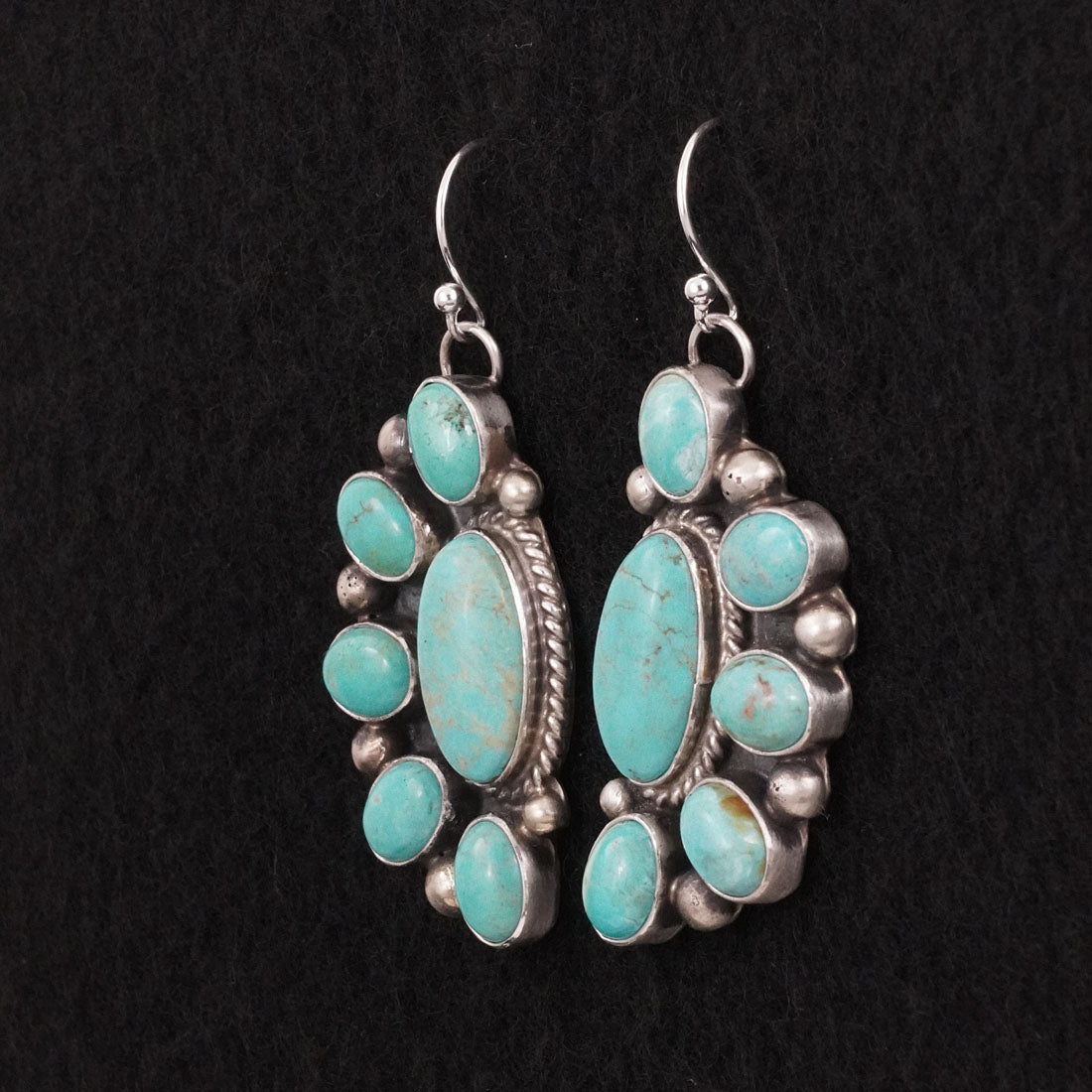 Kathleen Livingston Turquoise & Sterling Silver Earrings