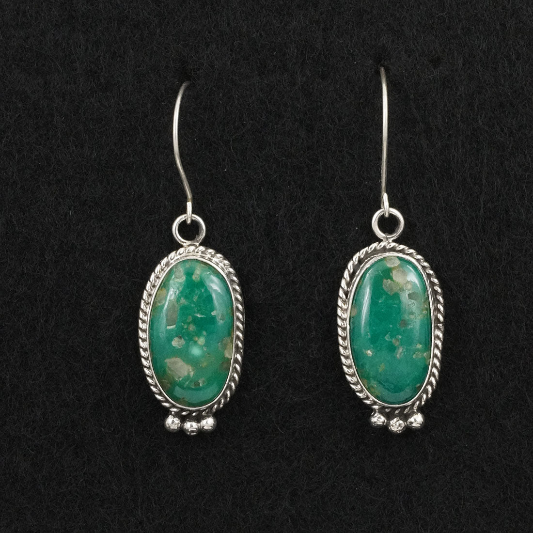 Rosemary Saunders Turquoise & Sterling Silver Earrings