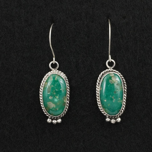 Rosemary Saunders Turquoise & Sterling Silver Earrings