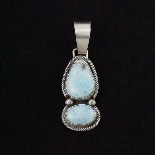 Bobby Johnson Turquoise & Sterling Silver Pendant