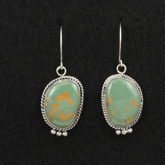 Rosemary Saunders Turquoise & Sterling Silver Earrings