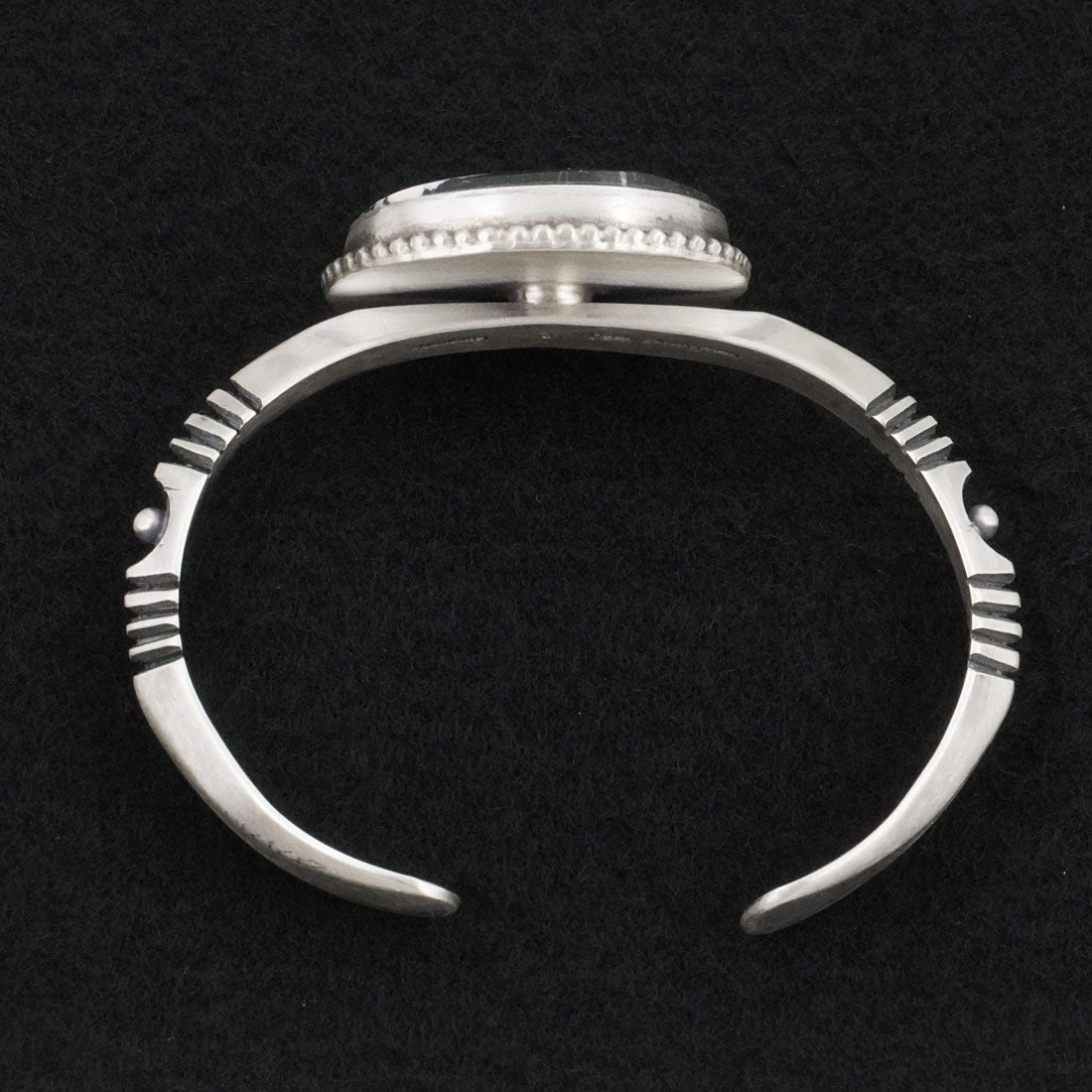 Paul Livingston White Buffalo & Sterling Silver Bracelet