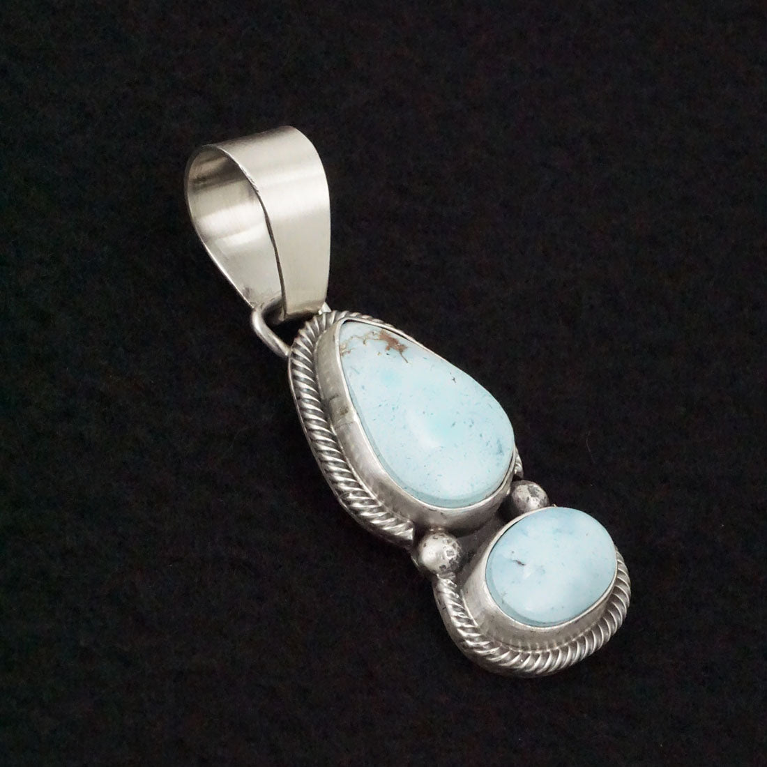 Bobby Johnson Turquoise & Sterling Silver Pendant