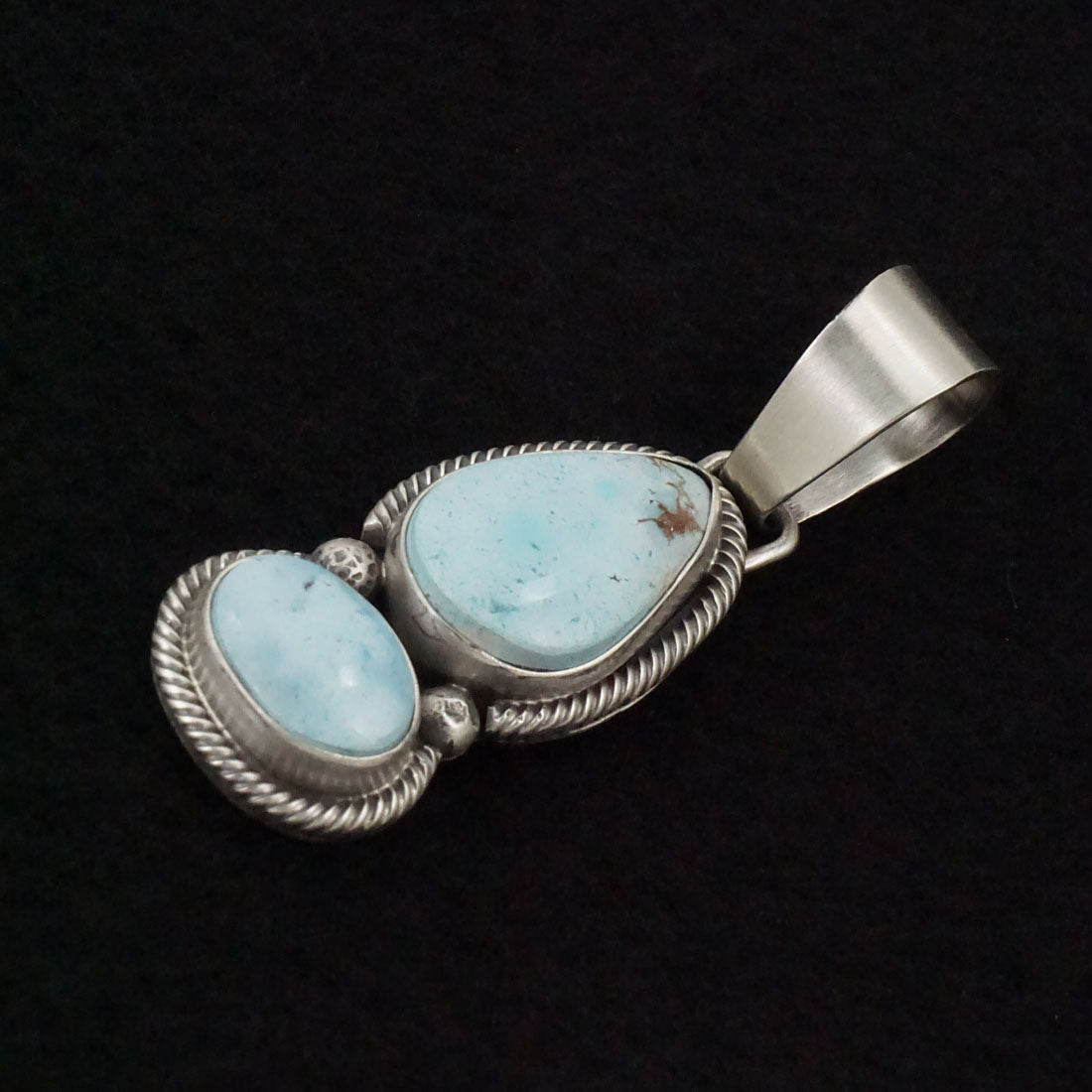 Bobby Johnson Turquoise & Sterling Silver Pendant