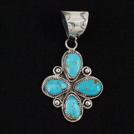 Ernest Hawthorne Turquoise & Sterling Silver Pendant