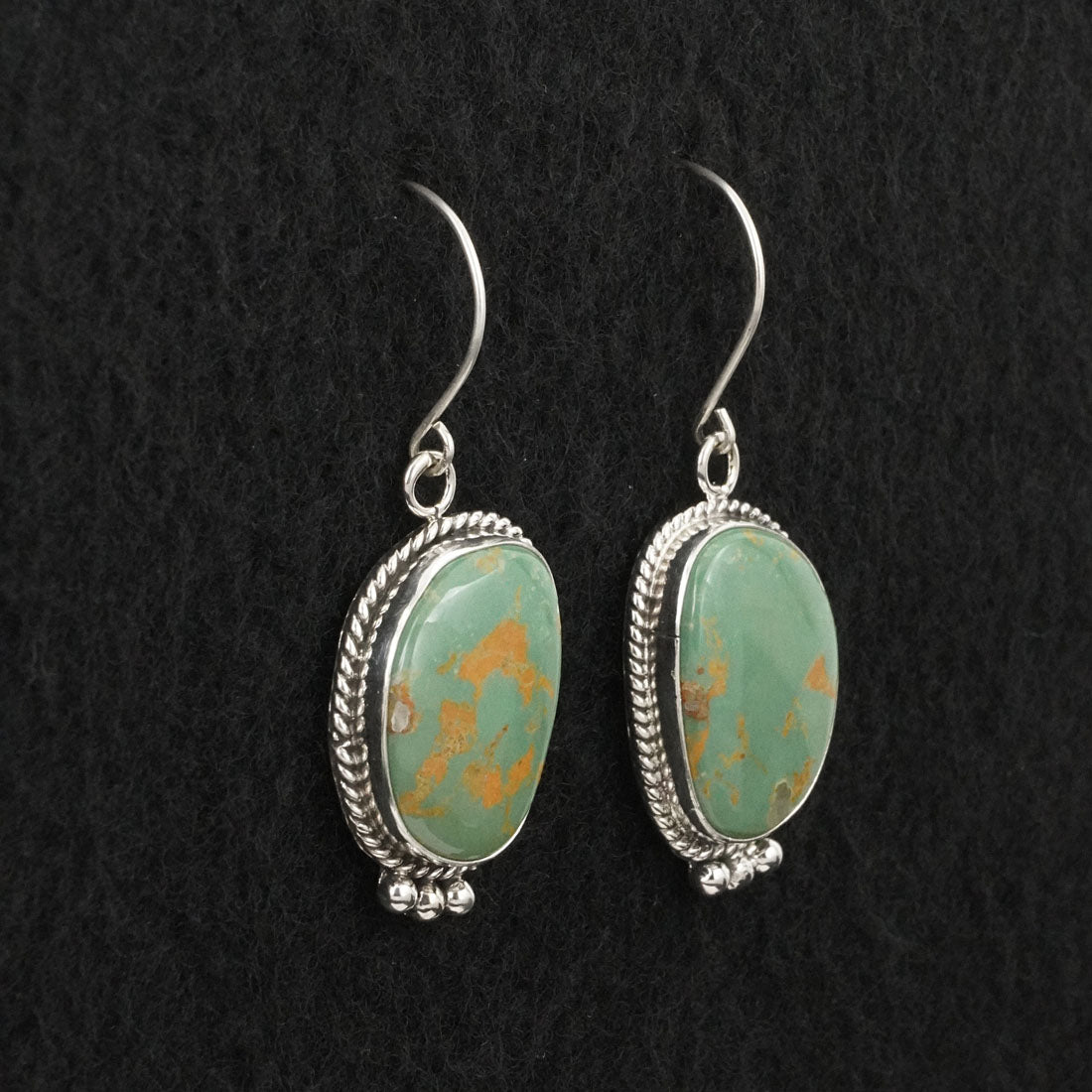 Rosemary Saunders Turquoise & Sterling Silver Earrings