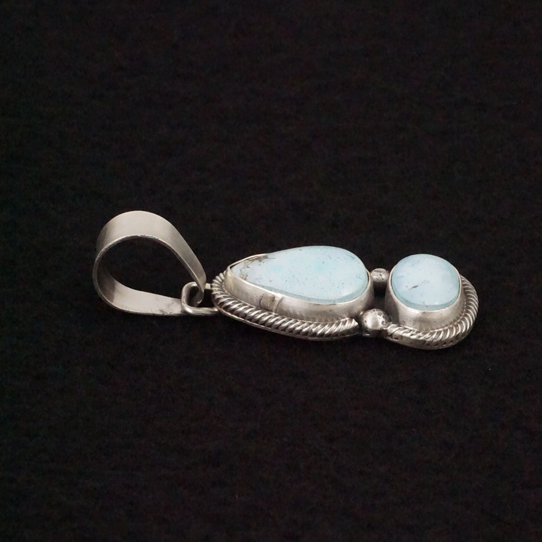 Bobby Johnson Turquoise & Sterling Silver Pendant