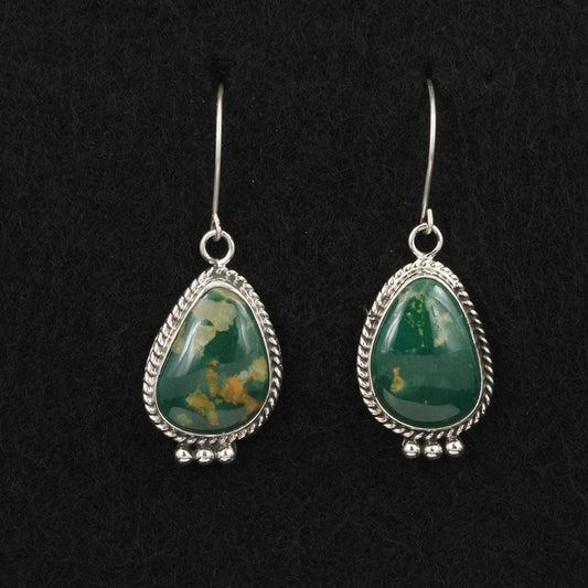 Rosemary Saunders Turquoise & Sterling Silver Earrings
