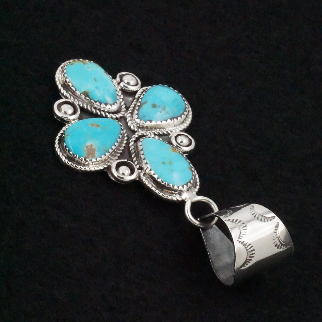 Ernest Hawthorne Turquoise & Sterling Silver Pendant