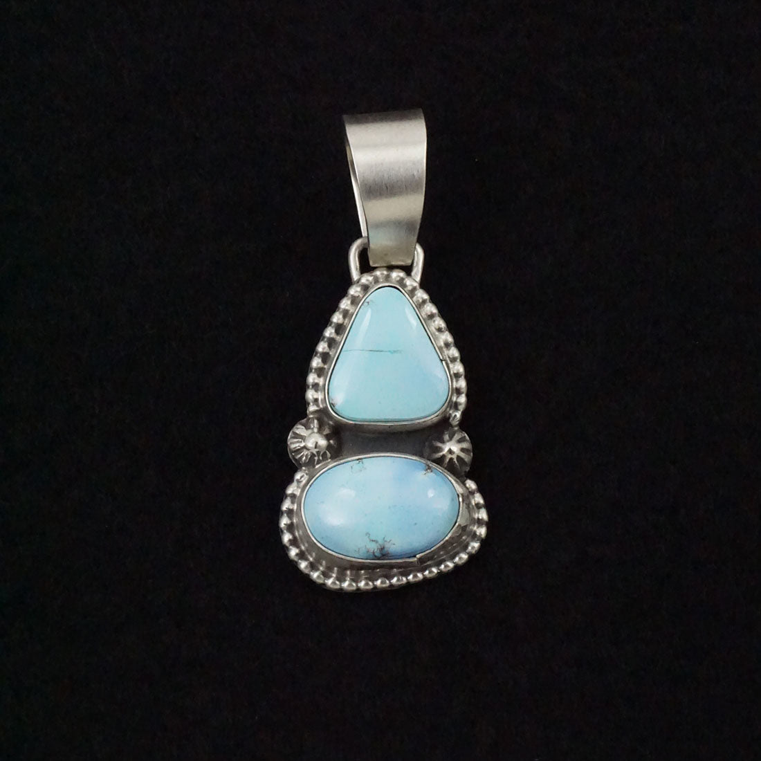 Bobby Johnson Turquoise & Sterling Silver Pendant