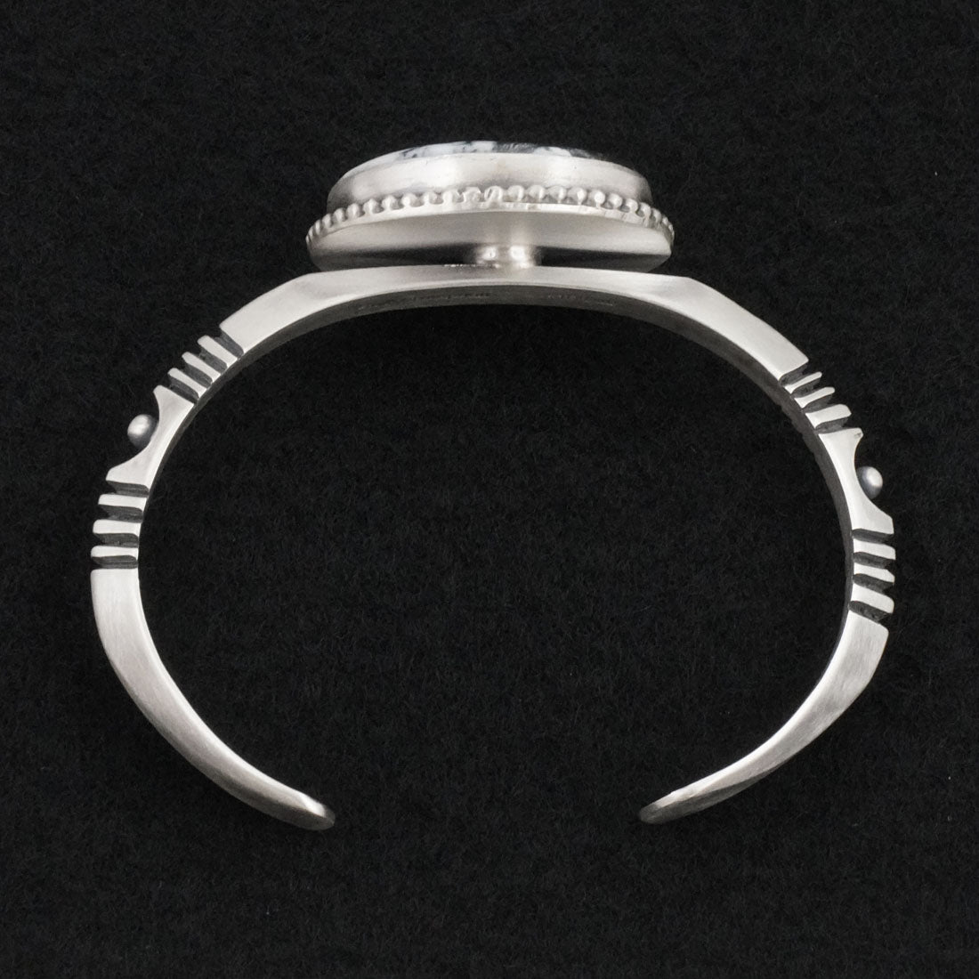 Paul Livingston White Buffalo & Sterling Silver Bracelet