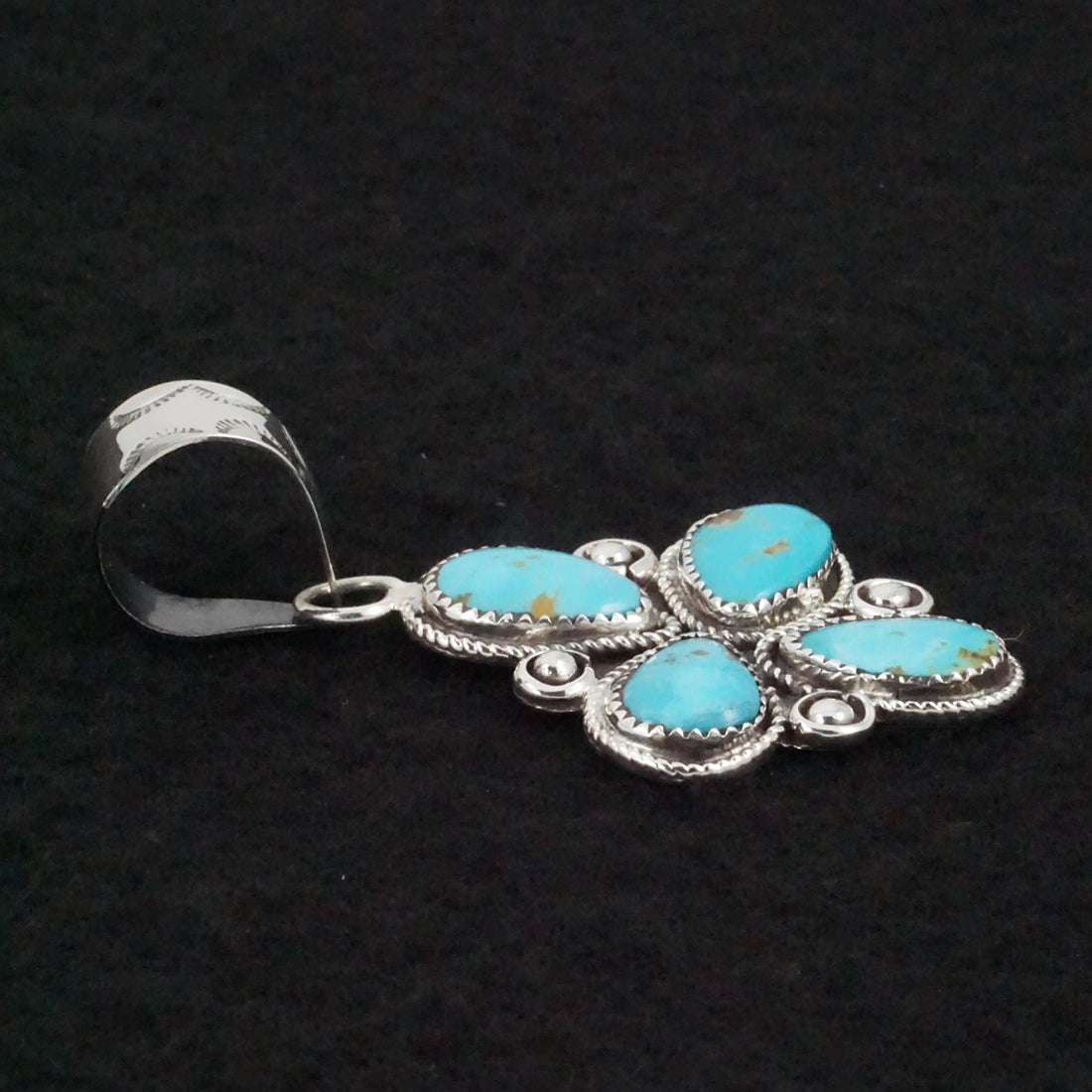 Ernest Hawthorne Turquoise & Sterling Silver Pendant