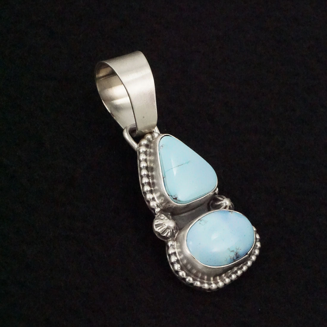 Bobby Johnson Turquoise & Sterling Silver Pendant