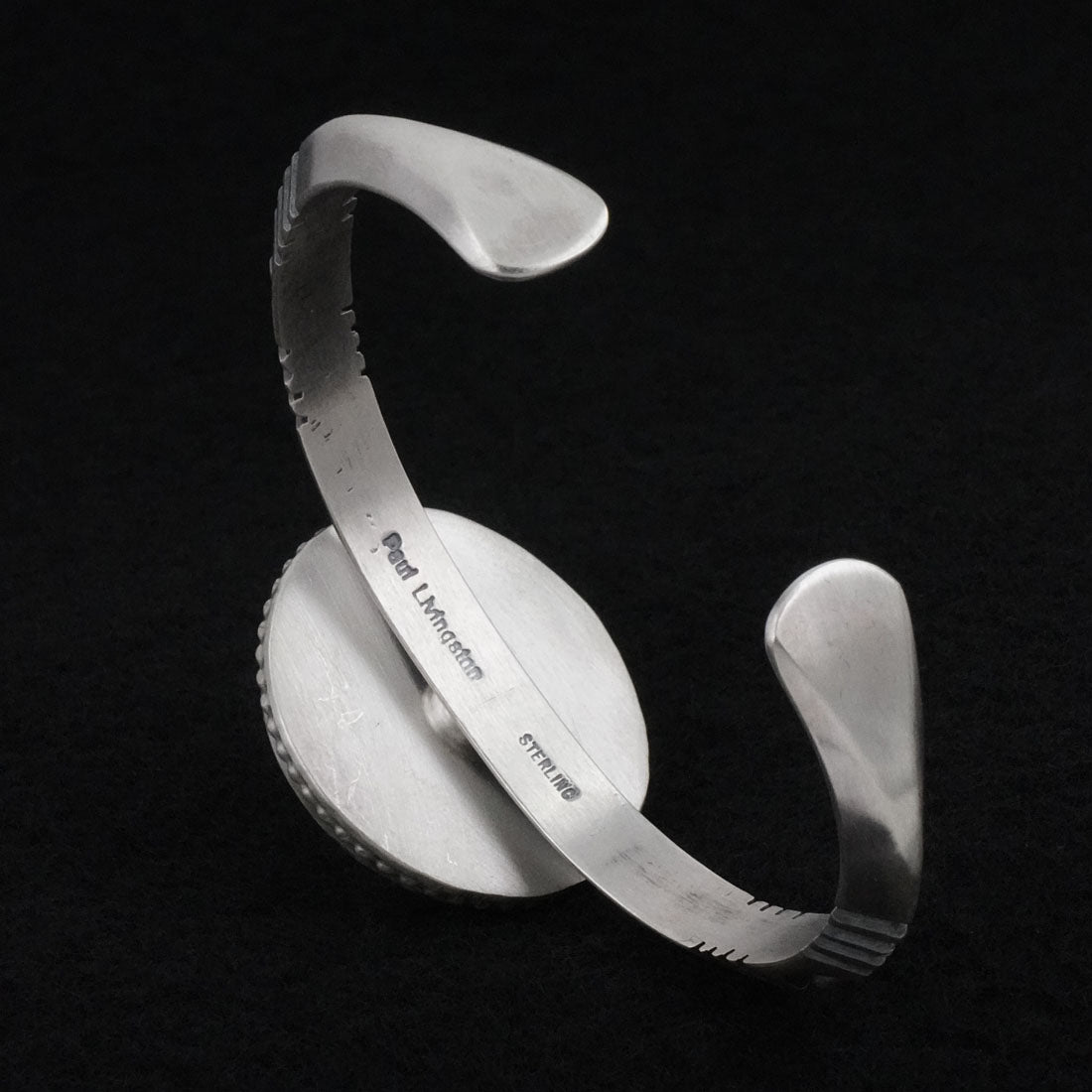 Paul Livingston White Buffalo & Sterling Silver Bracelet