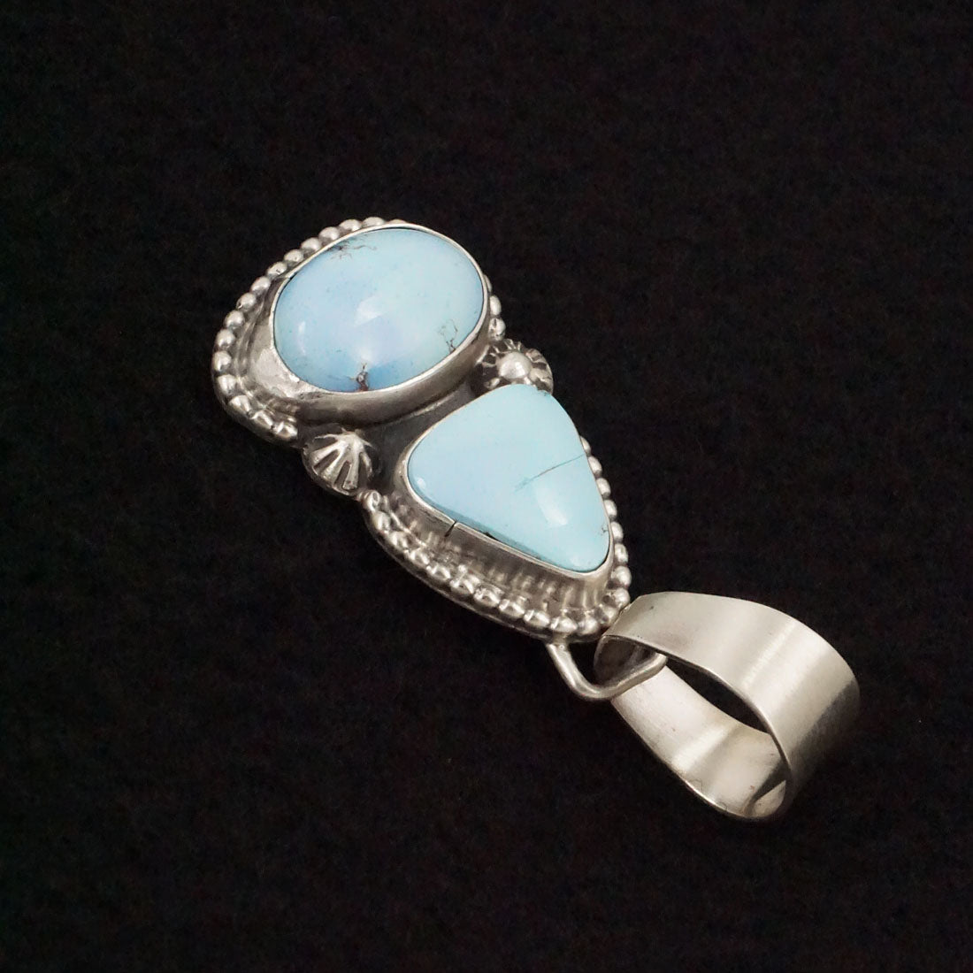 Bobby Johnson Turquoise & Sterling Silver Pendant