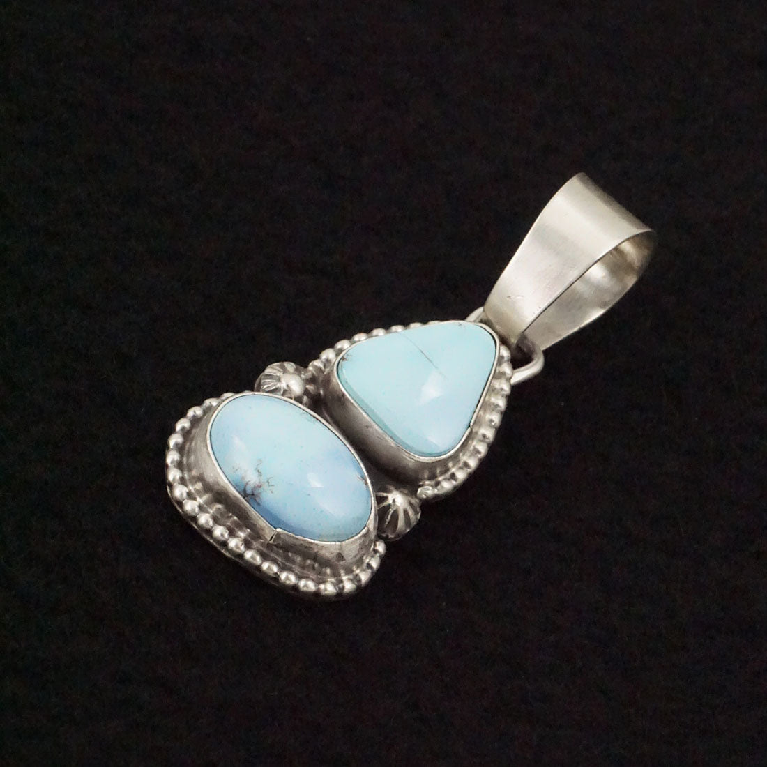 Bobby Johnson Turquoise & Sterling Silver Pendant