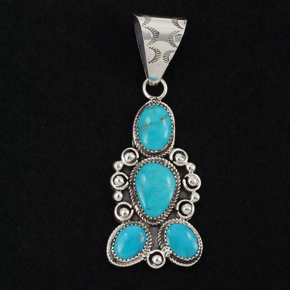 Ernest Hawthorne Turquoise & Sterling Silver Pendant