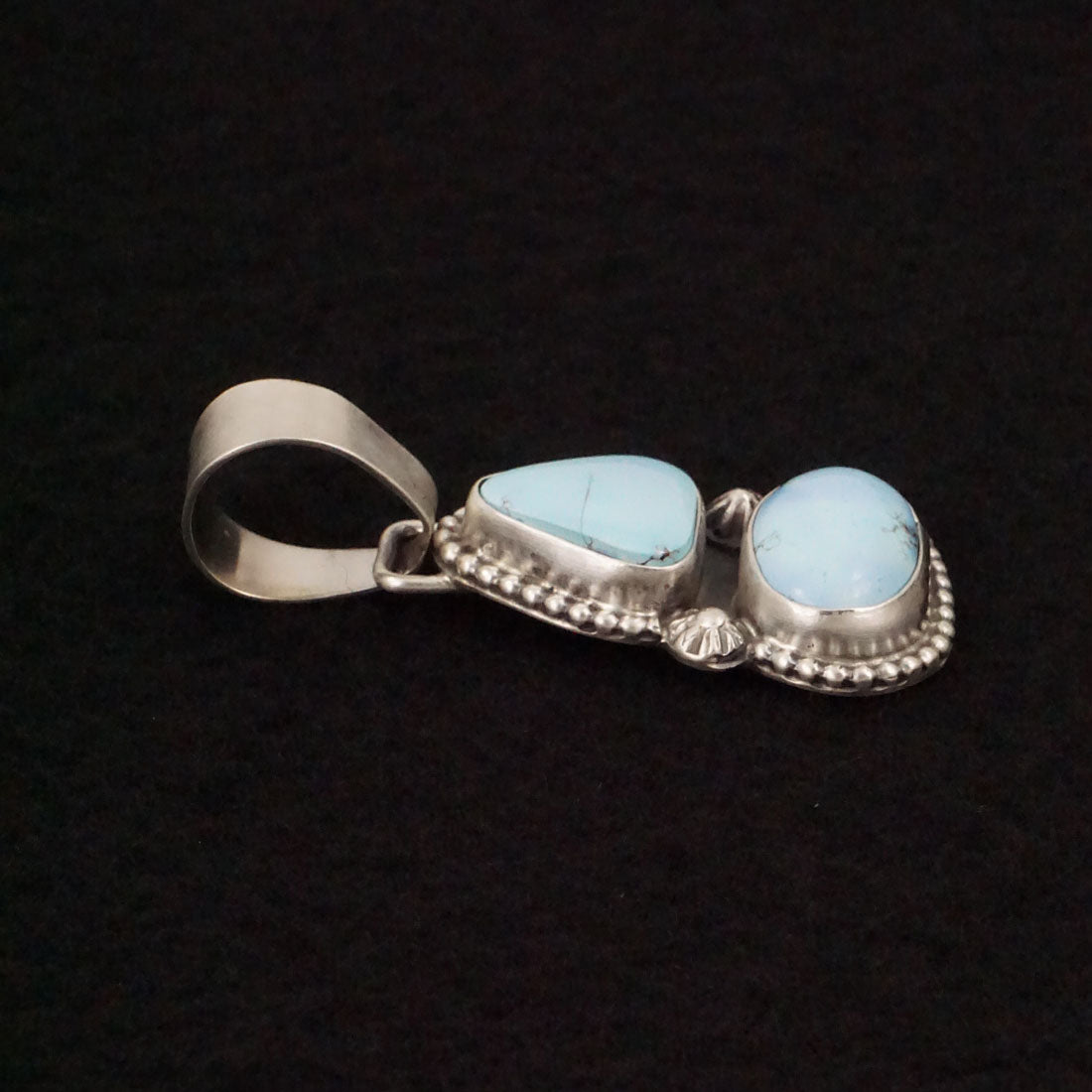 Bobby Johnson Turquoise & Sterling Silver Pendant