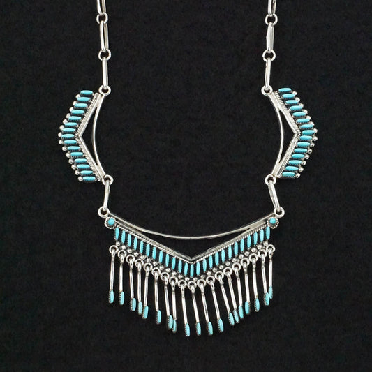 Mildred Ukestine Turquoise & Sterling Silver Necklace Set