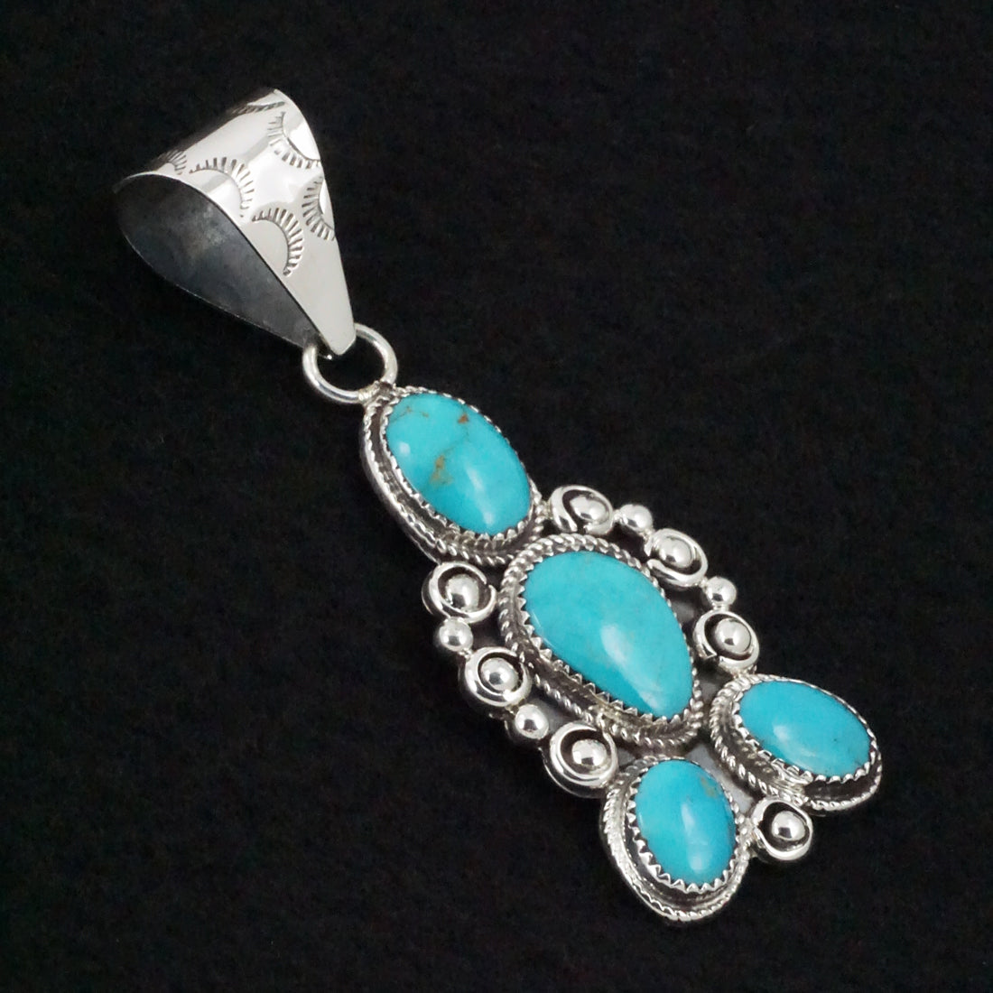 Ernest Hawthorne Turquoise & Sterling Silver Pendant