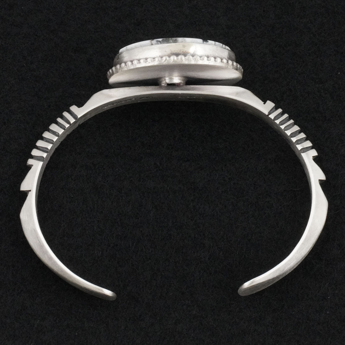 Paul Livingston White Buffalo & Sterling Silver Bracelet