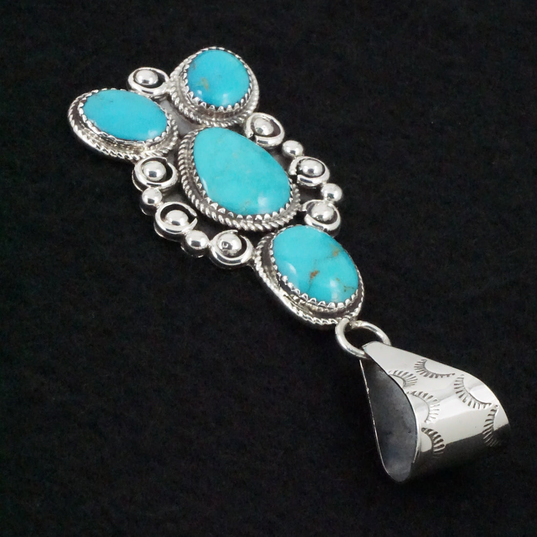 Ernest Hawthorne Turquoise & Sterling Silver Pendant