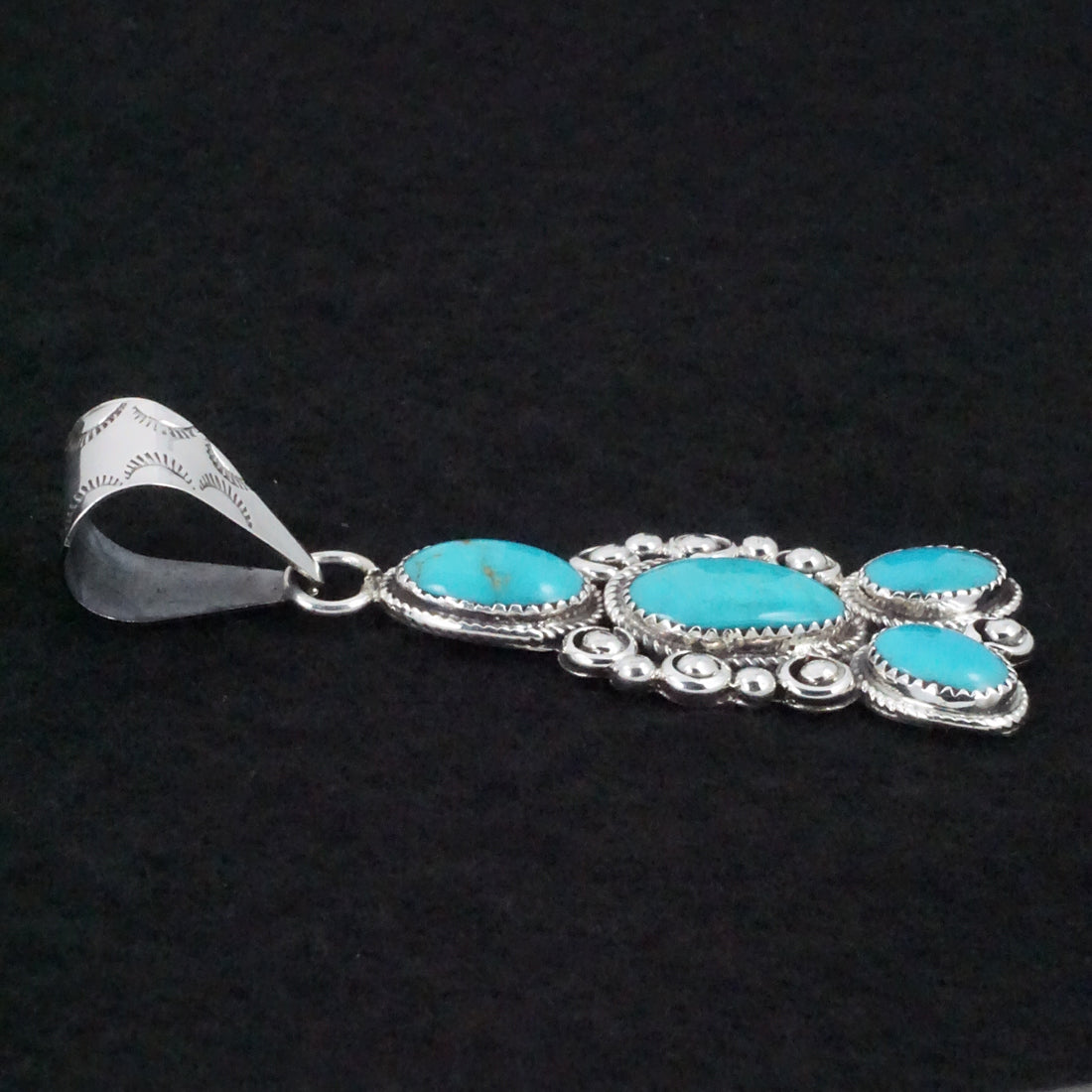 Ernest Hawthorne Turquoise & Sterling Silver Pendant