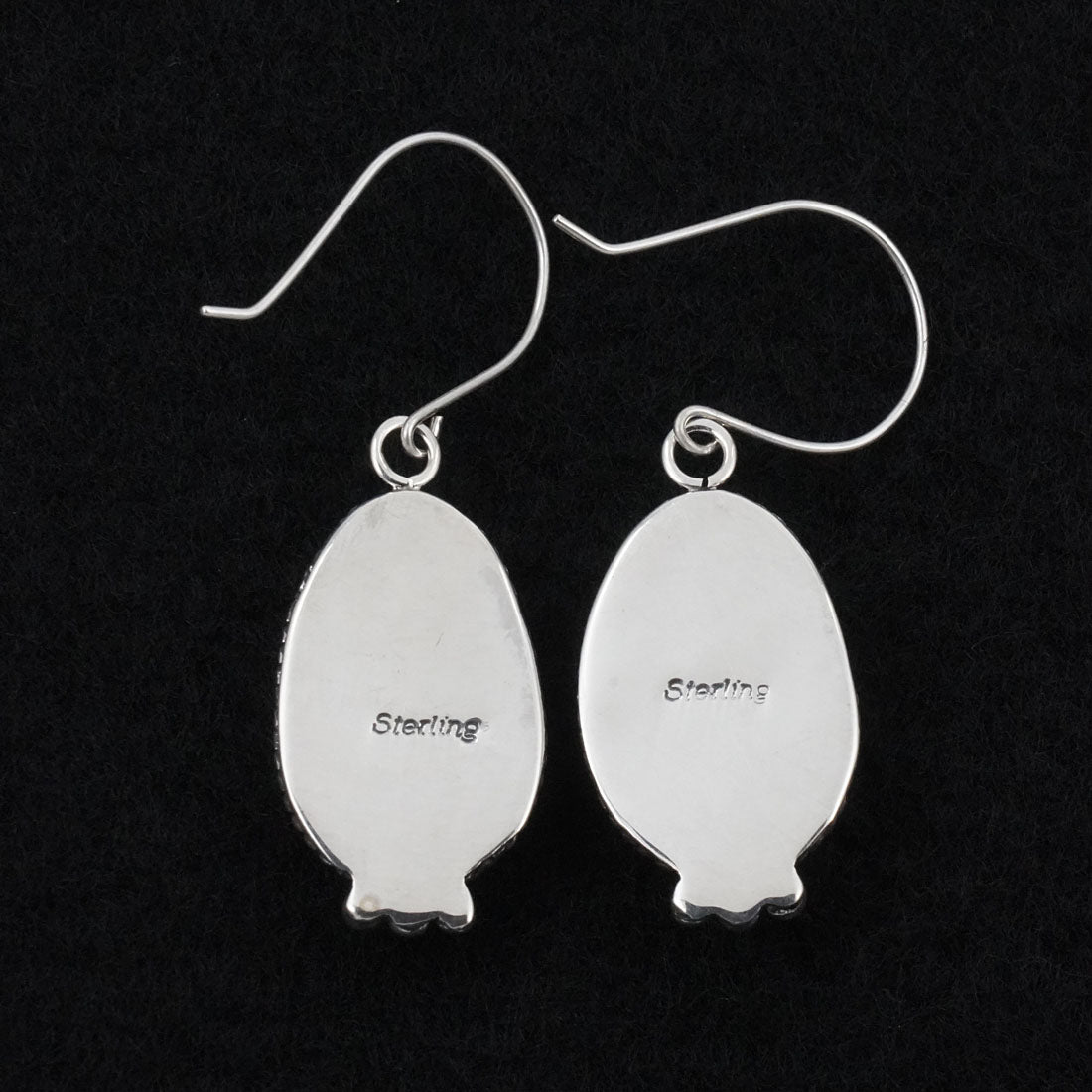 Rosemary Saunders Turquoise & Sterling Silver Earrings