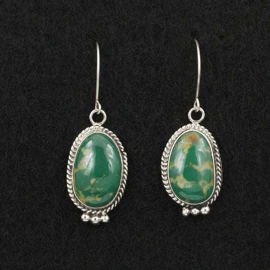 Rosemary Saunders Turquoise & Sterling Silver Earrings