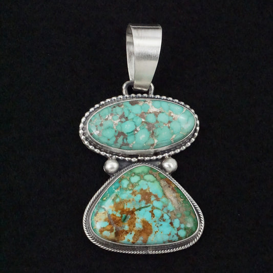 Bobby Johnson Turquoise & Sterling Silver Pendant