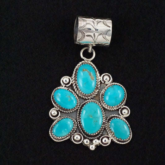 Ernest Hawthorne Turquoise & Sterling Silver Pendant