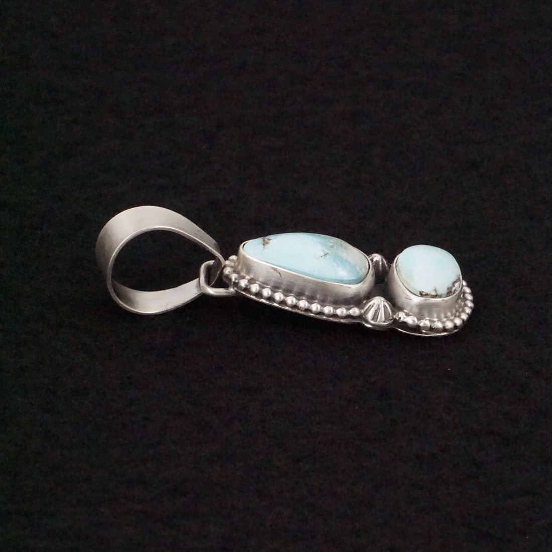 Bobby Johnson Turquoise & Sterling Silver Pendant