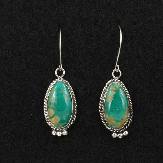Rosemary Saunders Turquoise & Sterling Silver Earrings