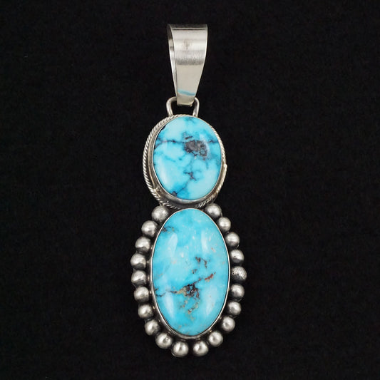 Bobby Johnson Turquoise & Sterling Silver Pendant