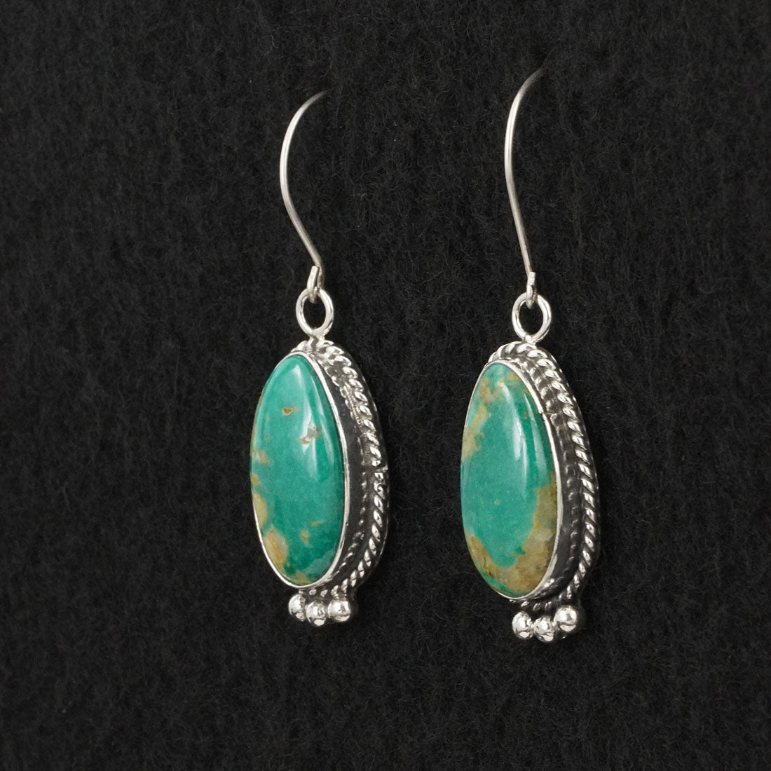 Rosemary Saunders Turquoise & Sterling Silver Earrings