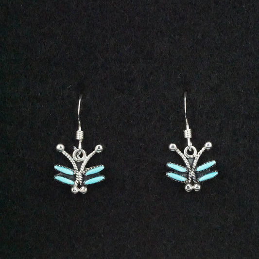 Mildred Ukestine Turquoise & Sterling Silver Earrings