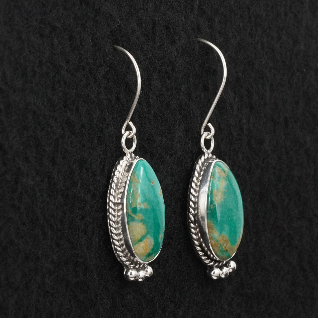 Rosemary Saunders Turquoise & Sterling Silver Earrings