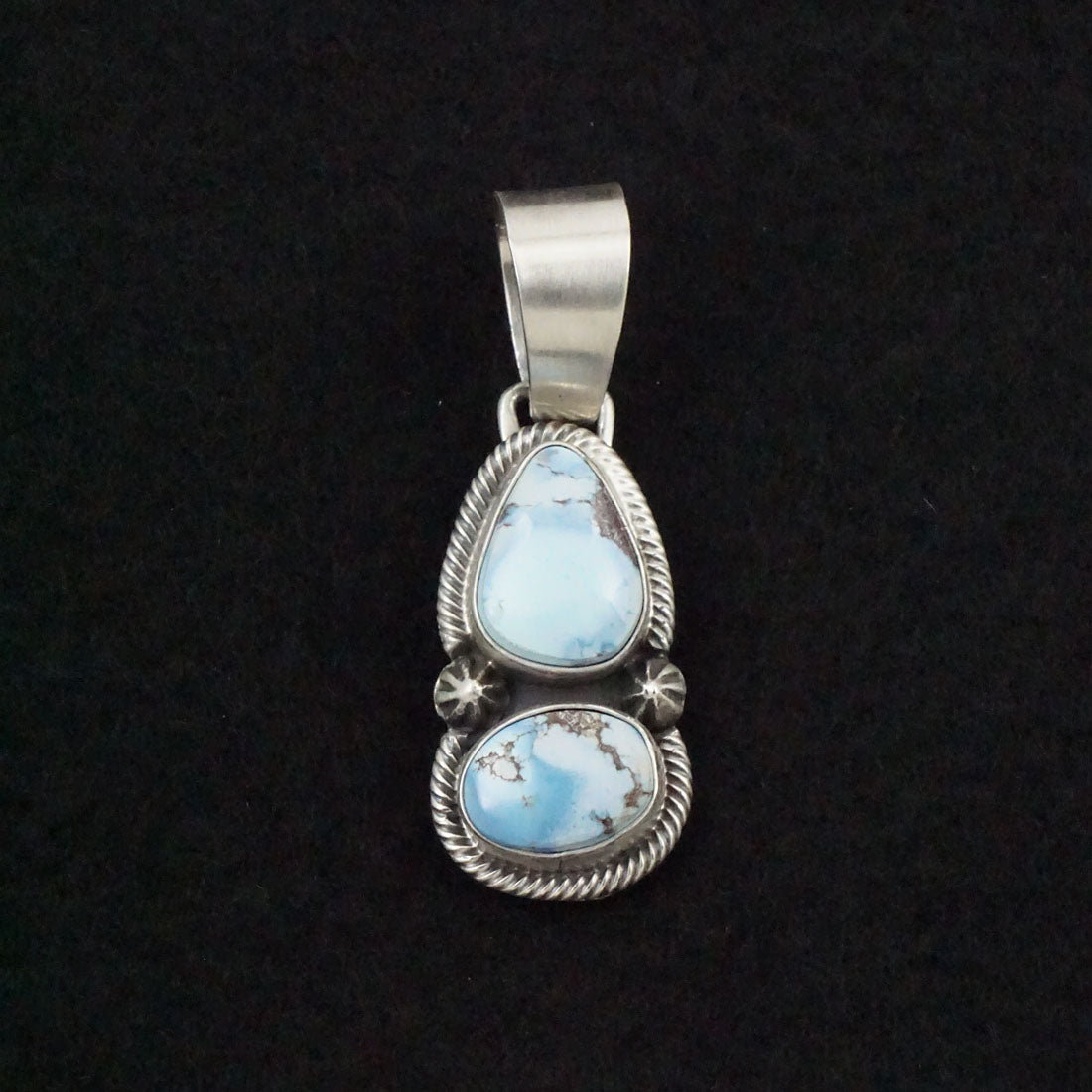 Bobby Johnson Turquoise & Sterling Silver Pendant